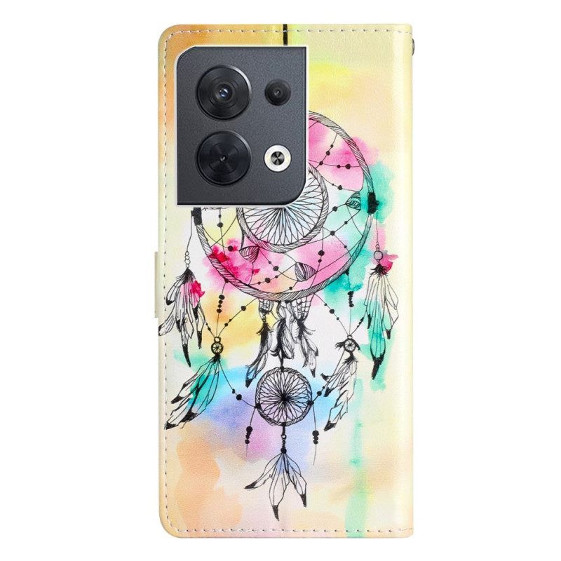 Κάλυμμα Oppo Reno 8 με κορδονι Strap Dream Catcher